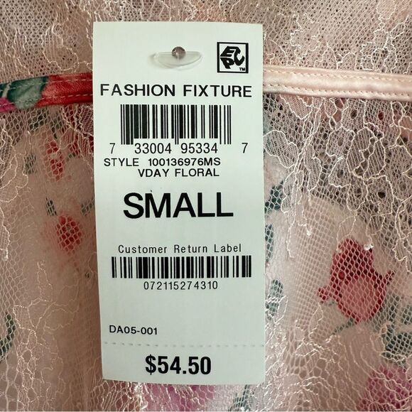 NWT I•N•C International Concepts Intimates Floral Lace Slip Dress – Size Small - Picture 5 of 8